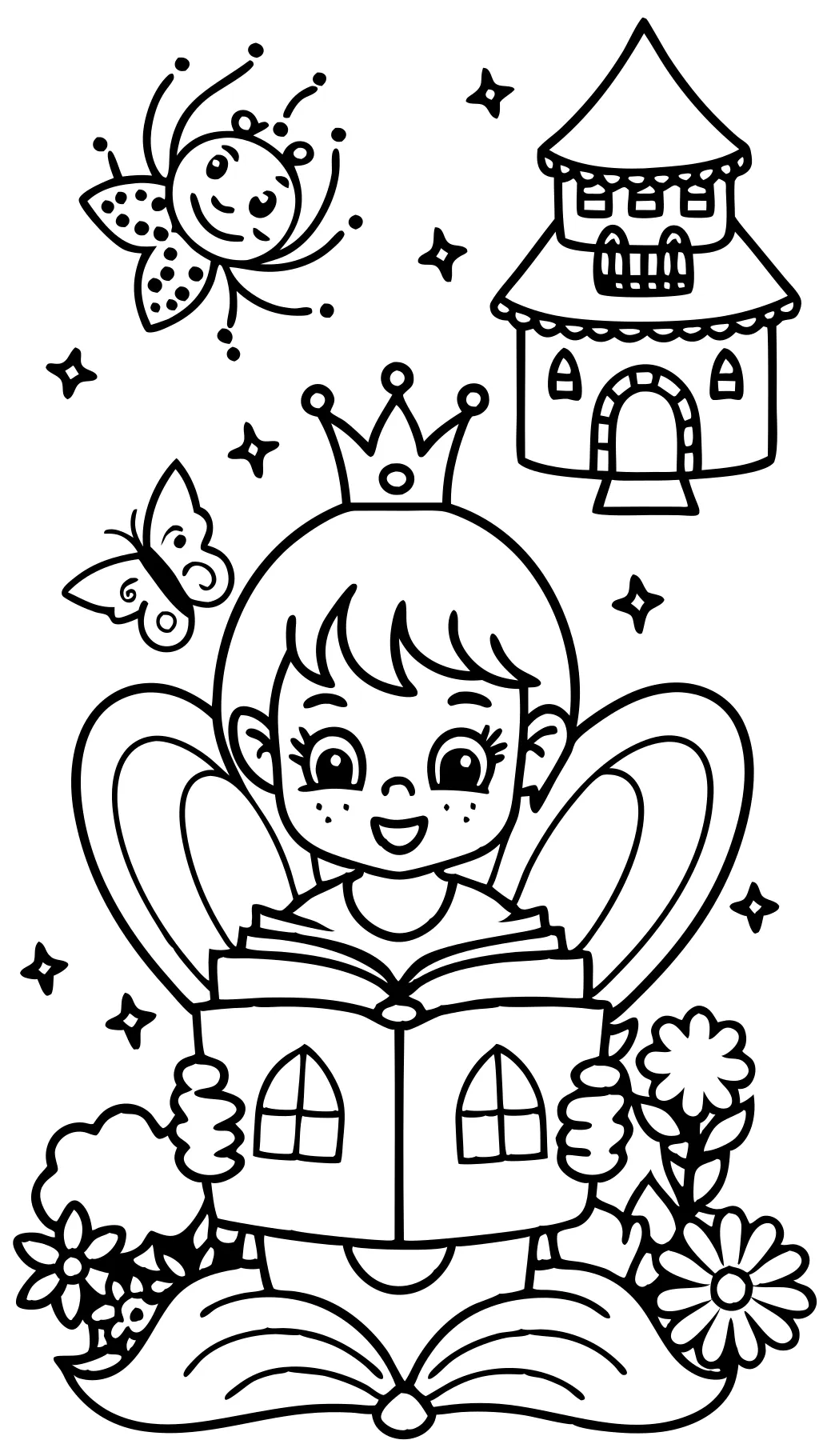 coloring pages for reading